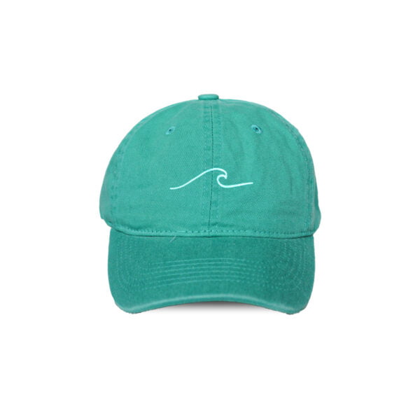 Casquette vague verte