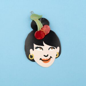 Barrette cerise