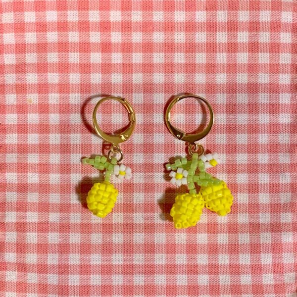 boucles d'oreilles citron 2