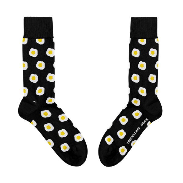 chaussettes œuf frits